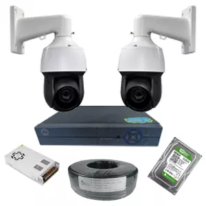 2 كاميرات مراقبة ptz زوم حتى 350متر ip 36x 2m