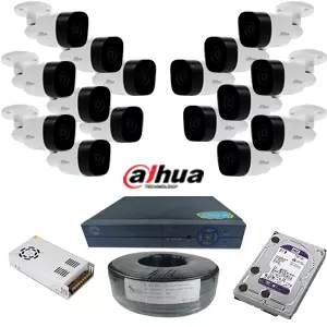 16 كاميرات مراقبة داهوا 2 ميجا