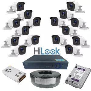16 كاميرات مراقبة hilook جودة 2 ميجا