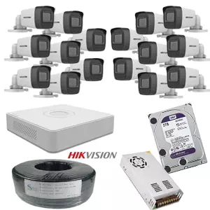 16كاميرات مراقبة هيكفيجن 2 ميجا بالمشتملات
