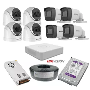 8 كاميرات مراقبة 5 ميجا هيكفيجن بالمشتملات