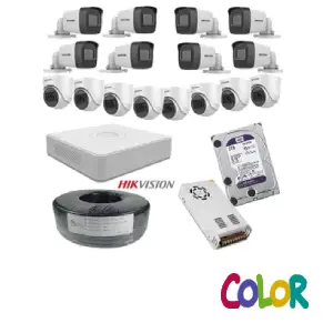 16 كاميرات 2 ميجا هيك فيجن تصوير الوان فى الظلام